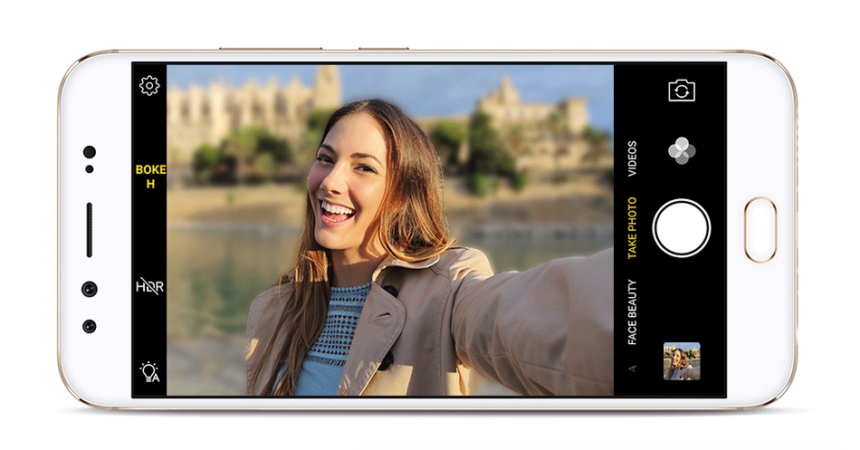 Phone with dual front-facing cameras is perfect for selfie fanatics Phone with dual front-facing cameras is perfect for selfie fanatics